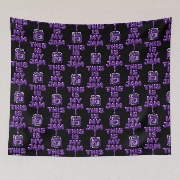 Item preview, This Is My Jam Purple Grape Funny Food Pun Design designed and sold by TeeTimeTreasure.