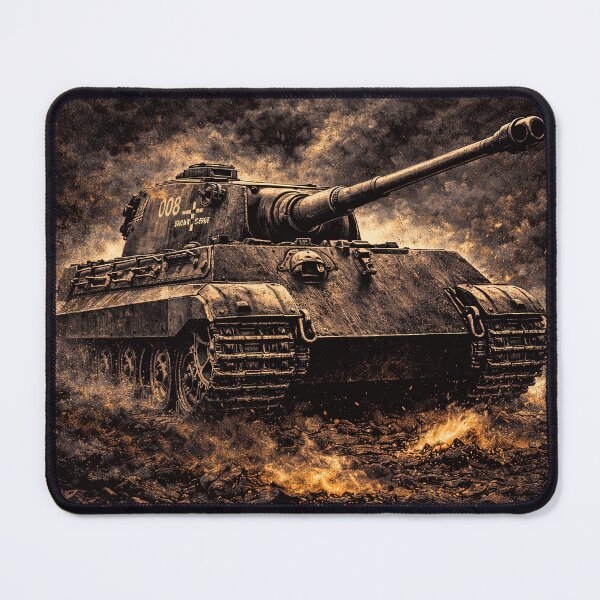 Item preview, Tiger 2 Tank WW2 German Heavy Armor Art designed and sold by Retr0Tshirts.
