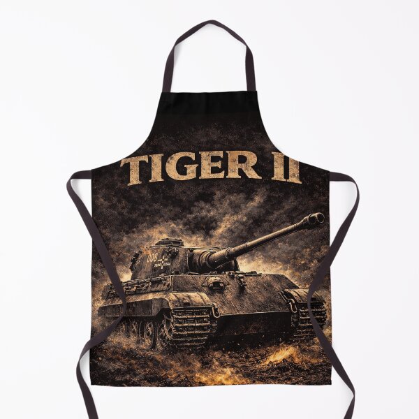 Item preview, Tiger 2 Tank WW2 German Heavy Armor Art designed and sold by Retr0Tshirts.