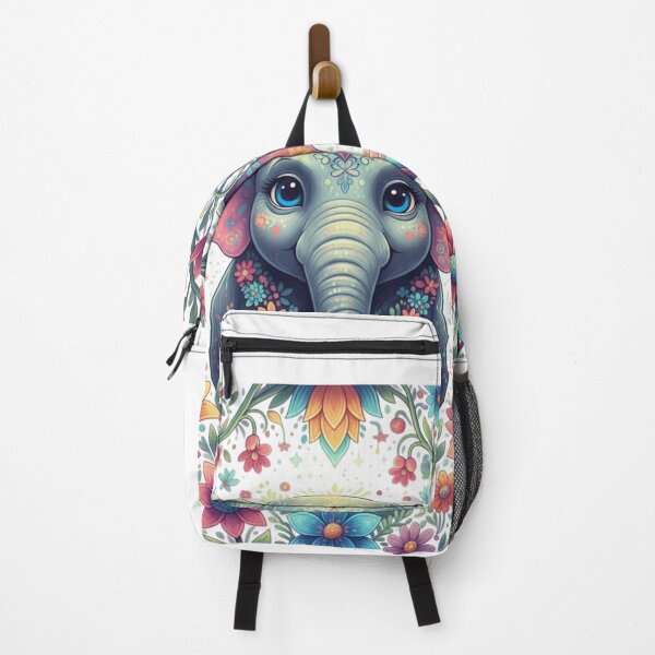 Item preview, Mystical Boho Elephant: Floral Spirit of Wisdom designed and sold by Skully-Studio.