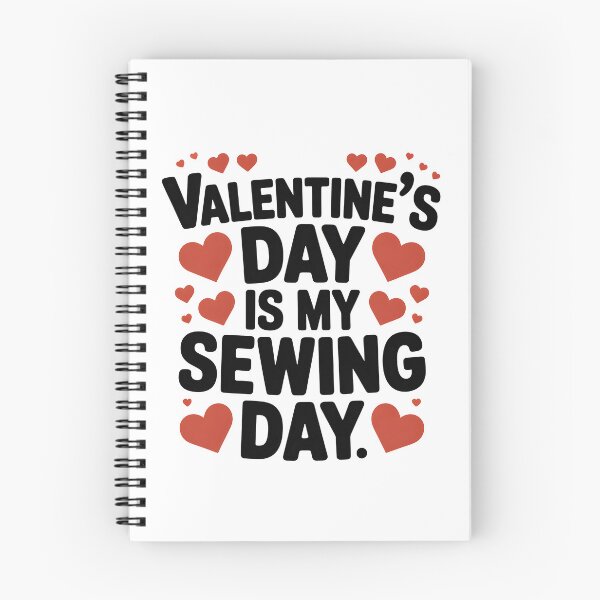 Item preview, Valentine's Day is My Sewing Day Sewing Alone on February 14th designed and sold by AleksandraJac05.