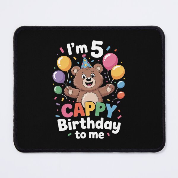 Item preview, Kids 5th Birthday Cool Capybara Lover Cappy Birthday 5 Years designed and sold by DigitaldeligArt.
