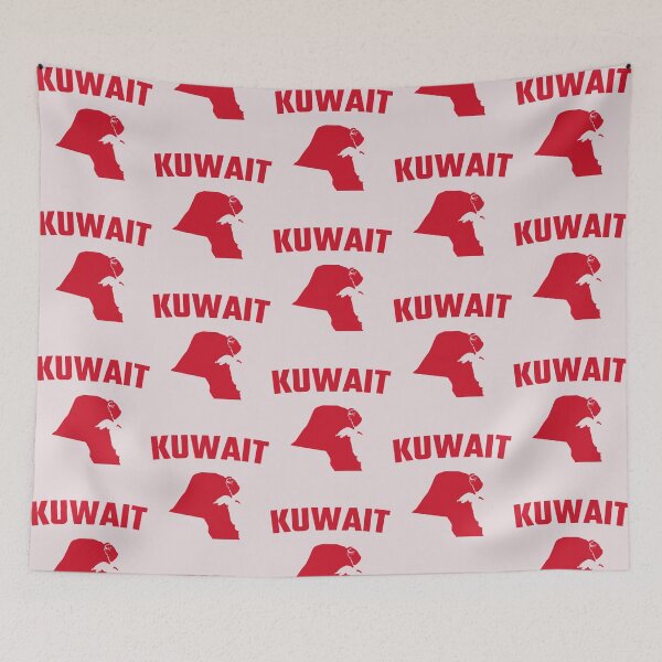 Item preview, Kuwait Pride, Bold Country Map Silhouette designed and sold by mashmosh.