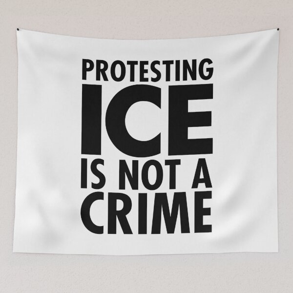 Item preview, Protesting Ice is NOT a Crime designed and sold by Thelittlelord.