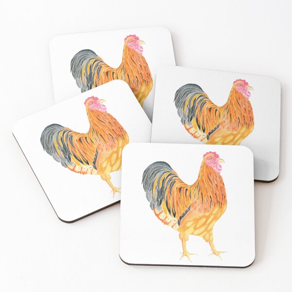 Item preview, Buff Columbian Wyandotte Rooster  designed and sold by Sonoran Glimmer.
