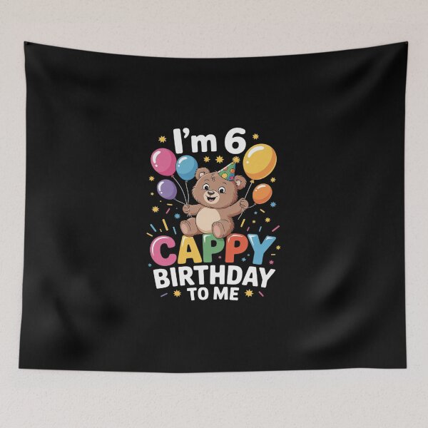 Item preview, Kids 6th Birthday Cool Capybara Lover Cappy Birthday 6 Years designed and sold by DigitaldeligArt.