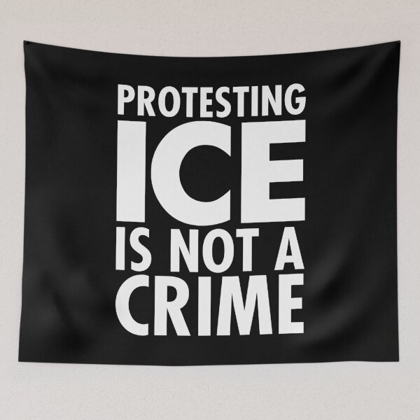 Item preview, Protesting Ice is NOT a Crime designed and sold by Thelittlelord.