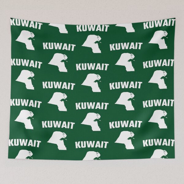 Item preview, Kuwait Map Silhouette - Proud Kuwaiti Heritage Art designed and sold by mashmosh.