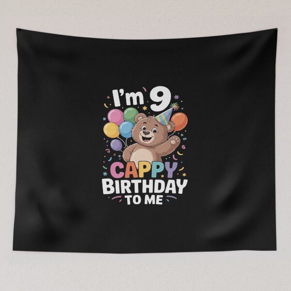Item preview, Kids 9th Birthday Cool Capybara Lover Cappy Birthday 9 Years designed and sold by DigitaldeligArt.