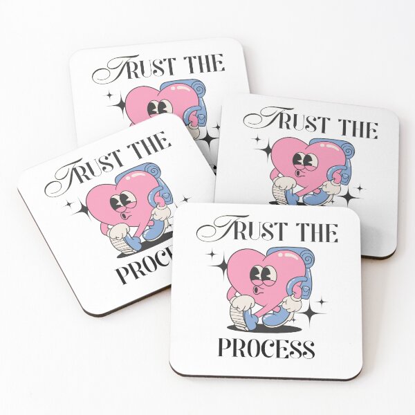 Item preview, Trust the Process Self Love Heart designed and sold by FuelandFlow.