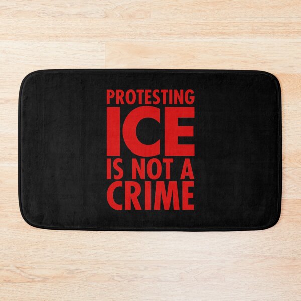 Item preview, Protesting Ice is NOT a Crime (red) designed and sold by Thelittlelord.