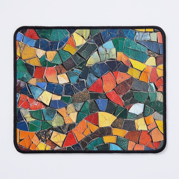 Item preview, Gaudi Inspired Mosaics Colorful Abstract Beautiful Tile designed and sold by GrinGalore.