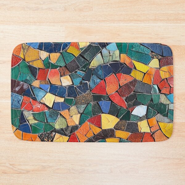 Item preview, Gaudi Inspired Mosaics Colorful Abstract Beautiful Tile designed and sold by GrinGalore.