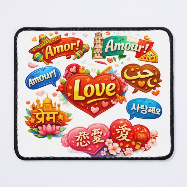 Item preview, Global Love - Multilingual Love Quotes & Romantic World Landmarks designed and sold by Crown & Claw.