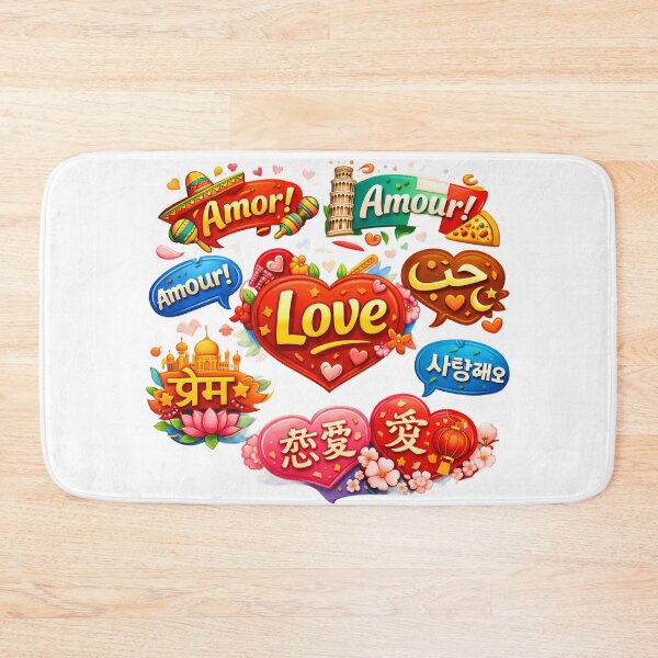 Item preview, Global Love - Multilingual Love Quotes & Romantic World Landmarks designed and sold by Crown & Claw.