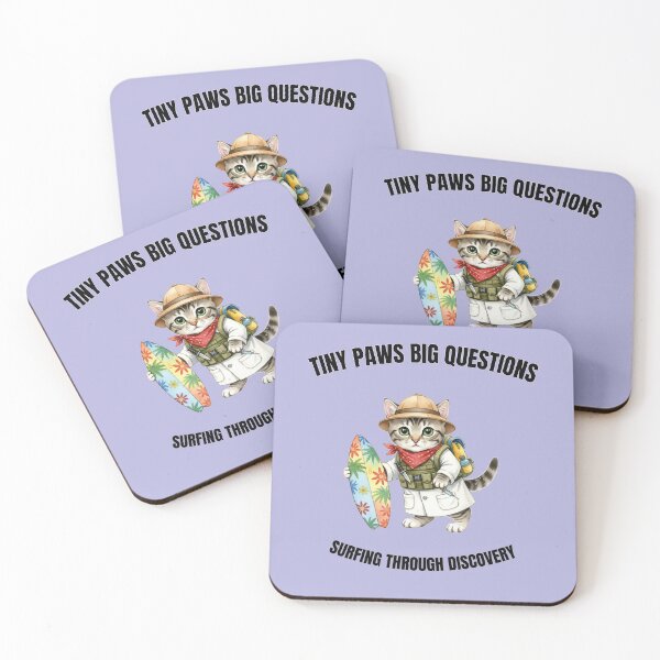 Item preview, Tiny Paws, Big Questions — Surfing Through Discovery designed and sold by amusefullife.