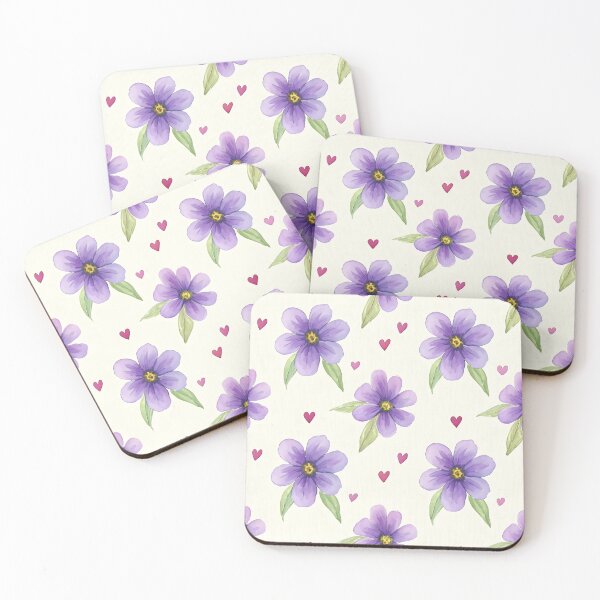 Item preview, Purple flowers designed and sold by PrintLabStudio.