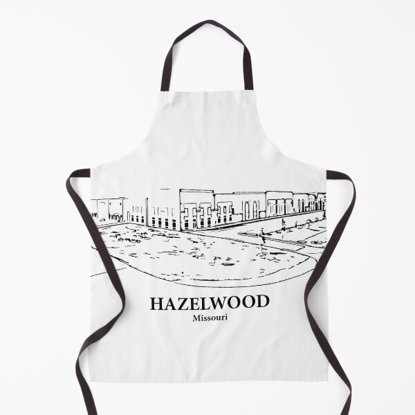 Item preview, Hazelwood MO - Ink Cityscape Illustration designed and sold by Lakeric Cityscapes.