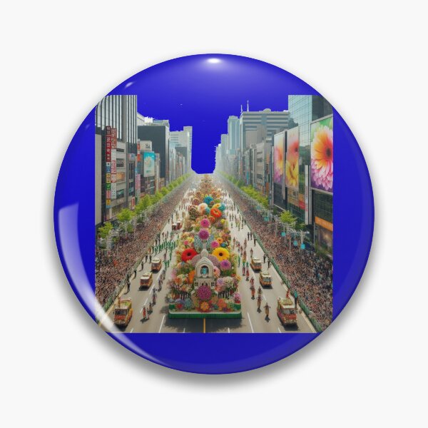 Item preview, Grand Floral City Parade in South Korea – Realistic Festival Scene designed and sold by PaintMeWorld.