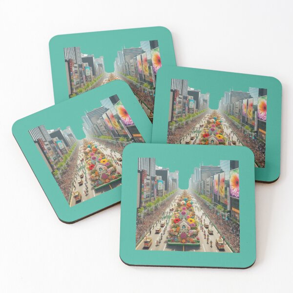 Item preview, Grand Floral City Parade in South Korea – Realistic Festival Scene designed and sold by PaintMeWorld.