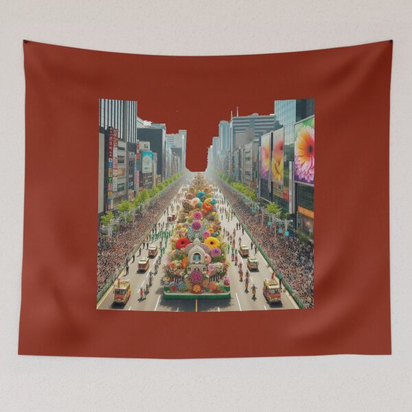 Item preview, Grand Floral City Parade in South Korea – Realistic Festival Scene designed and sold by PaintMeWorld.