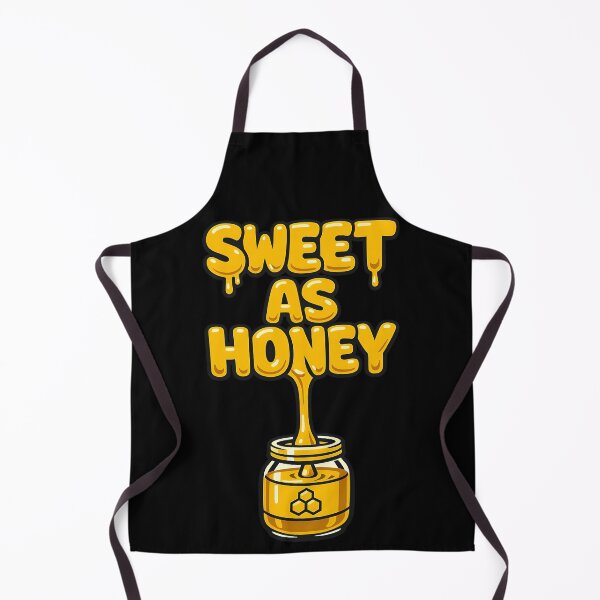 Item preview, Sweet As Honey Funny Food Pun Typography Design designed and sold by TeeTimeTreasure.