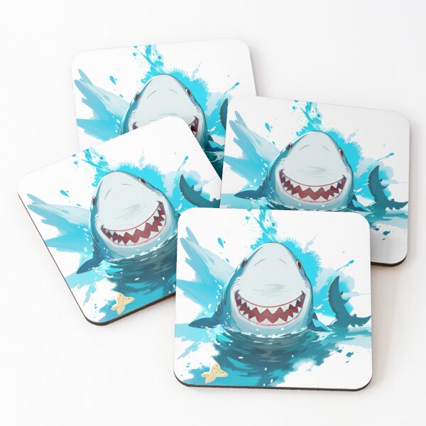 Item preview, Happy shark designed and sold by Glenbobagins.
