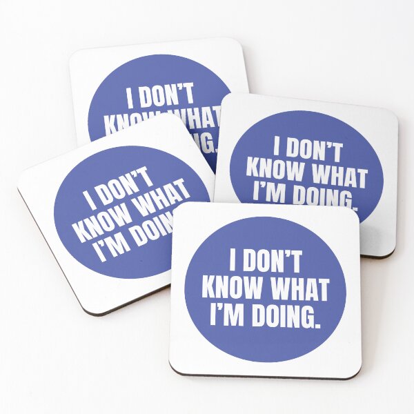 Item preview, I dont know what I'm doing sticker designed and sold by PIXEL POP DESIGNS - Beyond the Norm!.