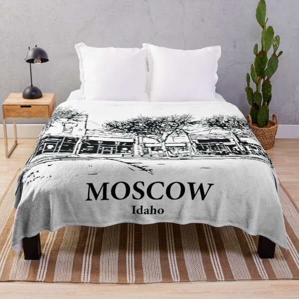 Item preview, Moscow ID - Ink Cityscape Illustration designed and sold by Lakeric Cityscapes.