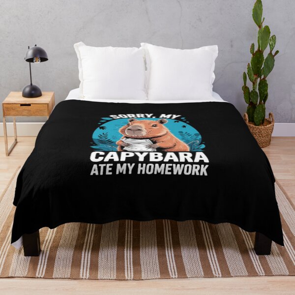 Item preview, Sorry My Capybara Ate My Homework Capybara Women designed and sold by DigitaldeligArt.