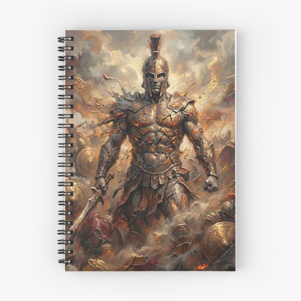Item preview, The Iliad – Wrath of Achilles | Textured Painterly Epic Illustration designed and sold by SavinMercantile.