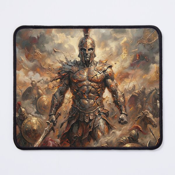 Item preview, The Iliad – Wrath of Achilles | Textured Painterly Epic Illustration designed and sold by SavinMercantile.
