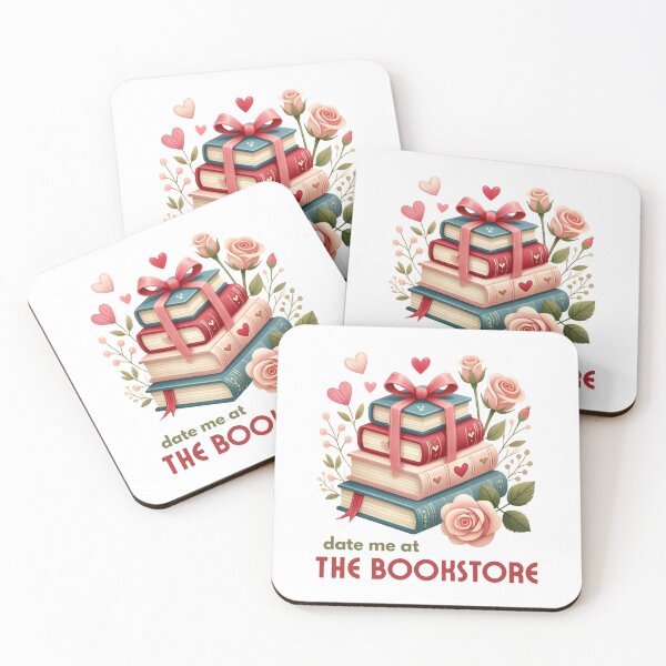 Item preview, Date Me at the Bookstore Romantic Book Lover Quote designed and sold by CleanDecor.