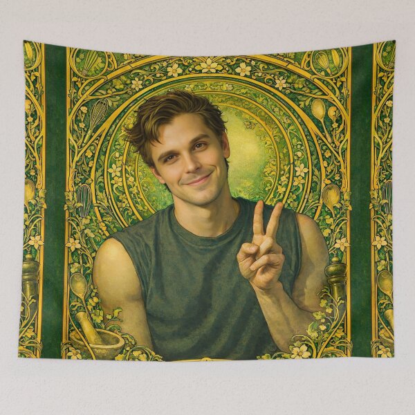 Item preview, Antoni Porowski (Portrait A. Mucha) designed and sold by ~ Th*mas ~.