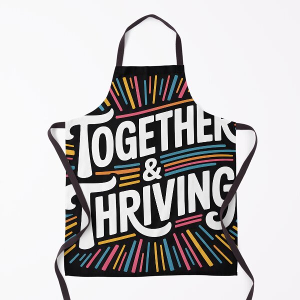Item preview, Together & Thriving – Colorful Line Art Love Design designed and sold by FreeFromDefault.