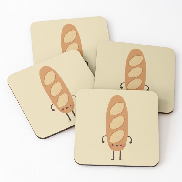 Item preview, Smiling Baguette Bread designed and sold by Asutip.