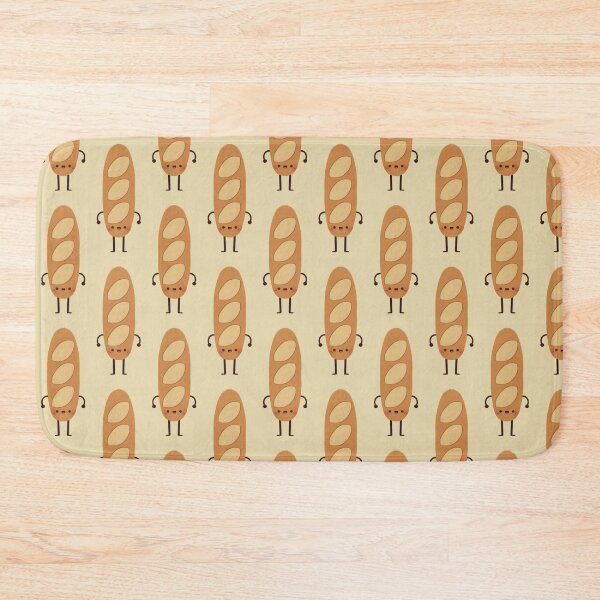 Item preview, Smiling Baguette Bread designed and sold by Asutip.