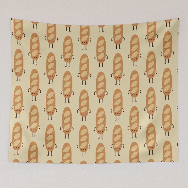 Item preview, Smiling Baguette Bread designed and sold by Asutip.
