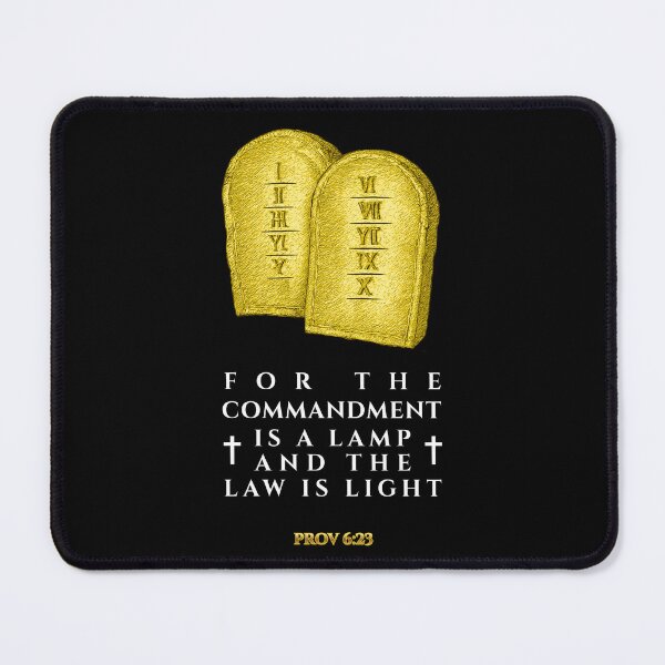 Item preview, Proverbs 6:23 Law Is Light Bible Verse designed and sold by Clothed in Scripture.