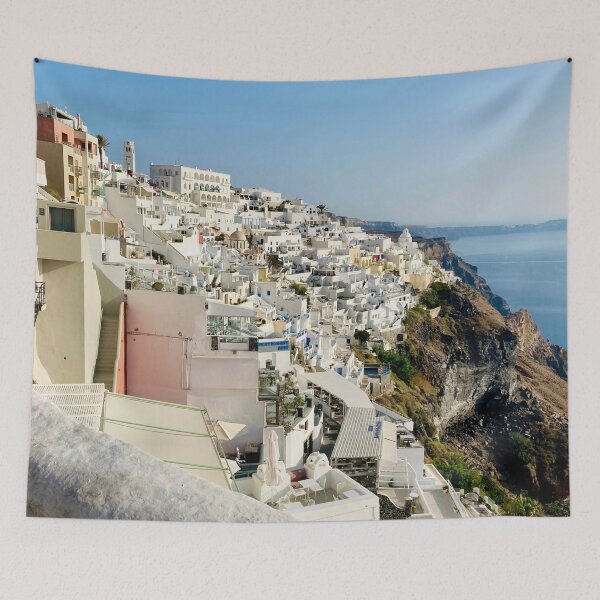 Item preview, Greek village Fira in Santorini designed and sold by happytraveller1.