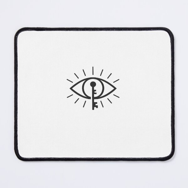 Item preview, Eye with Key Symbol – Mystery & Insight Minimal Design designed and sold by ArtVoyageShop.