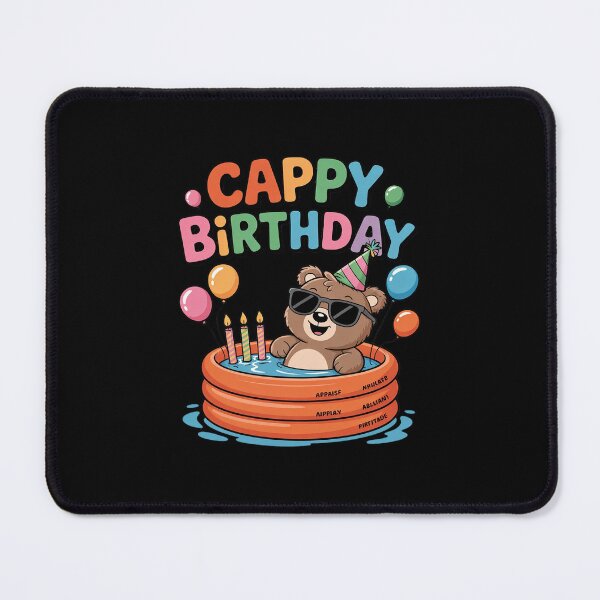 Item preview, Womens Cappy Birthday Capybara Lovers Girl Boy Happy Birthday Party3 designed and sold by MarkLeedsArt.
