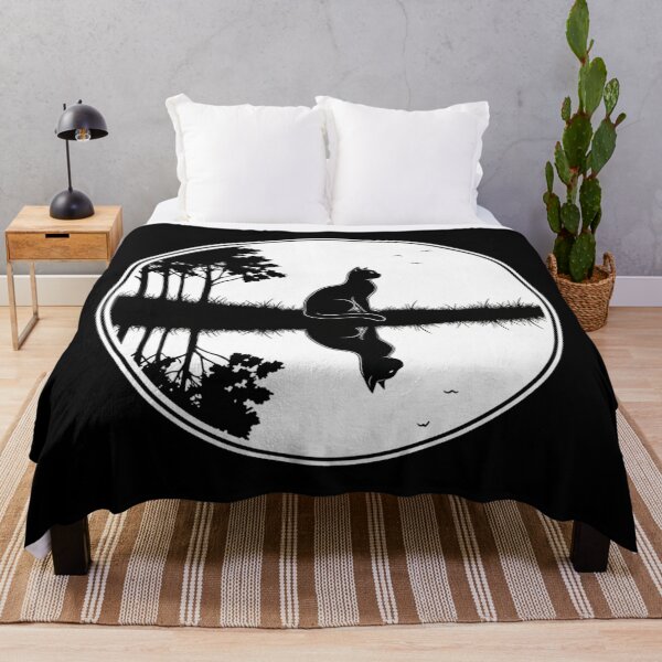 Item preview, Silent Forest Cat – Retro Silhouette Design designed and sold by Pollock.
