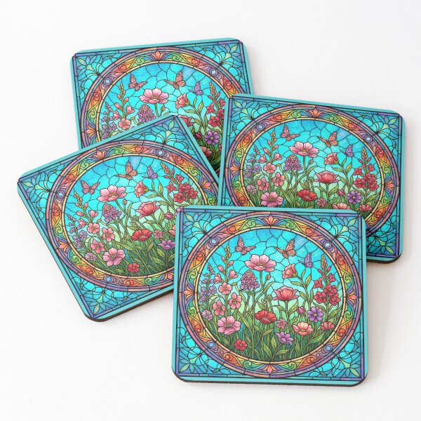 Item preview, Art Nouveau Stained Glass designed and sold by Tridentulus.