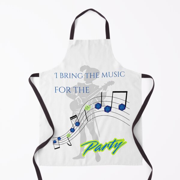 Item preview, Bring the Music D&D Bard Merch designed and sold by Krypton-Ink.