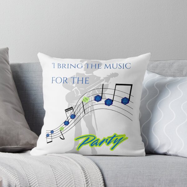 Item preview, Bring the Music D&D Bard Merch designed and sold by Krypton-Ink.