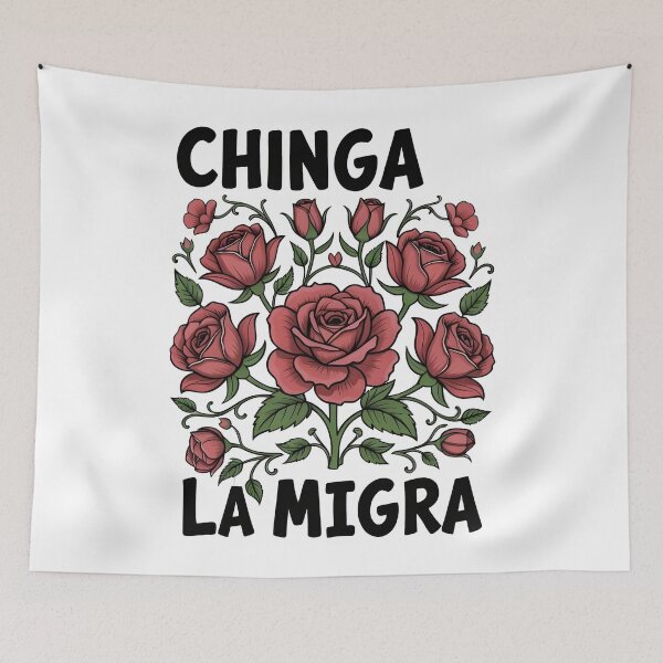 Item preview, Chinga La Migra floral designed and sold by Uglyandcute.