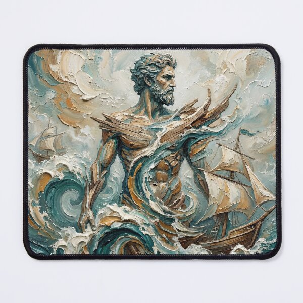 Item preview, The Odyssey – The Long Voyage Home | Textured Painterly Epic Illustration designed and sold by SavinMercantile.