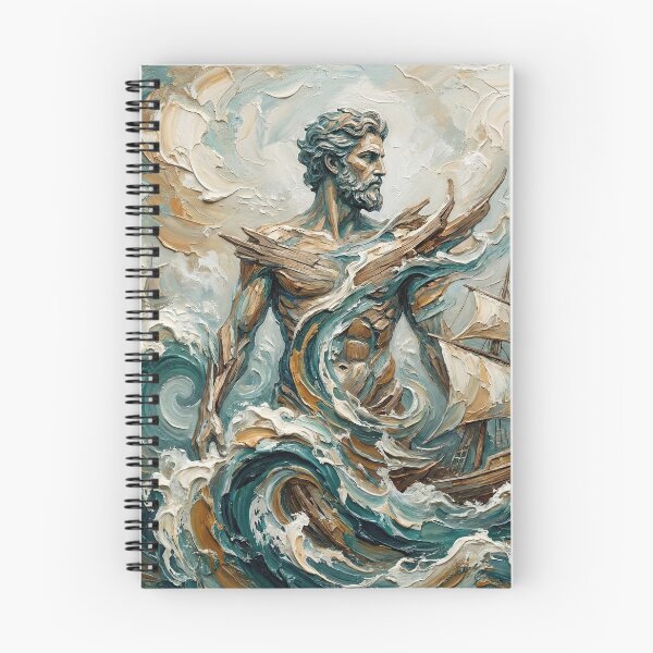 Item preview, The Odyssey – The Long Voyage Home | Textured Painterly Epic Illustration designed and sold by SavinMercantile.