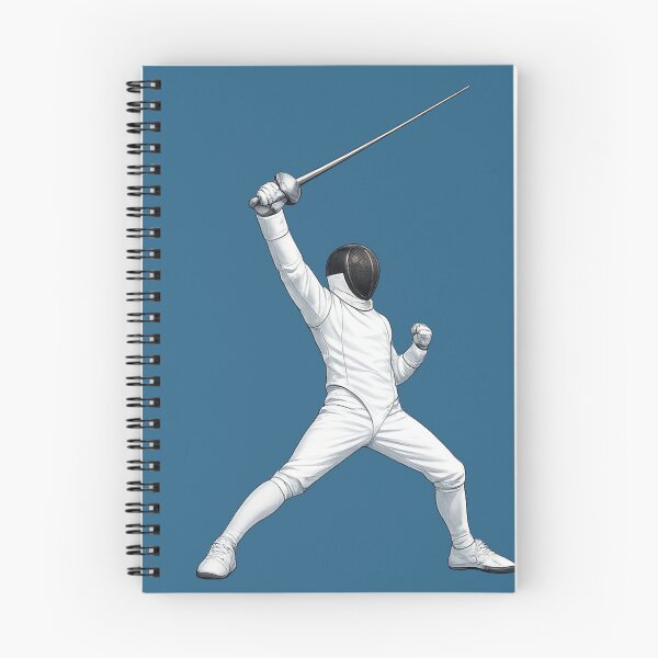 Item preview, Victorious Fencer Celebration Pose designed and sold by ChillCharmStudio.